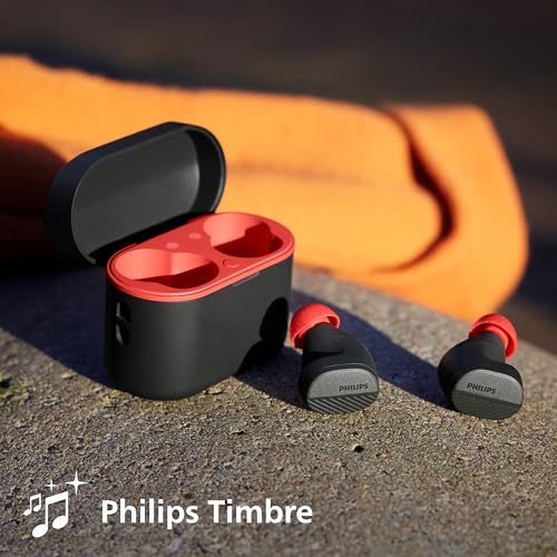 Philips TAA5508BK/00 Echte kabellose Kopfhörer mit Noise Cancelling