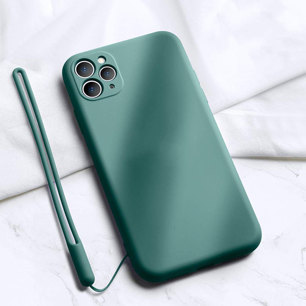 Coque silicone liquide iPhone 11 Pro Max antichoc avec doublure microfibre douce - 8