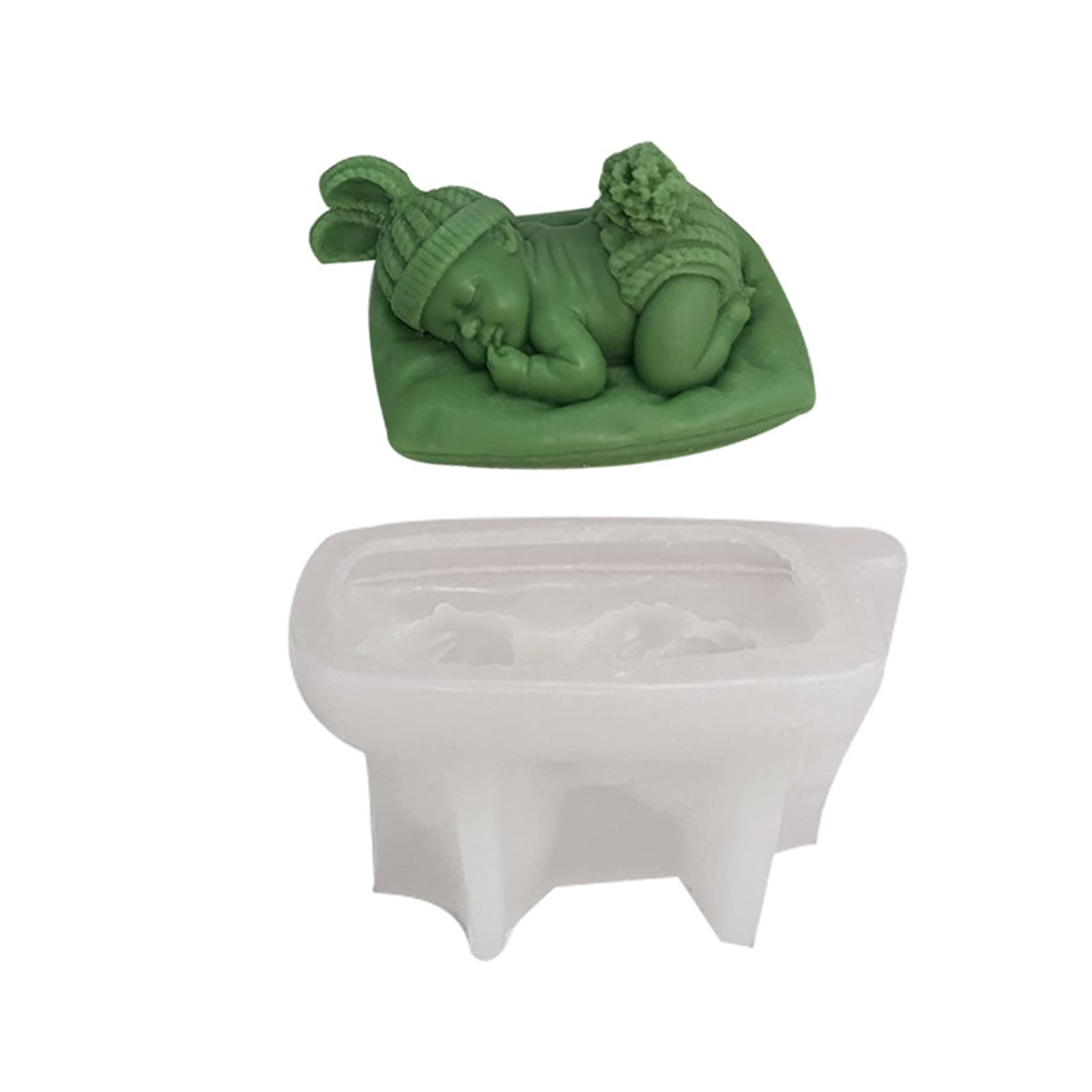 carotoe Angel Figurine Silicone Molds Food Grade Silicone for Resin Casting Making Soap and Gypsum Ornament Soap Molds for Making