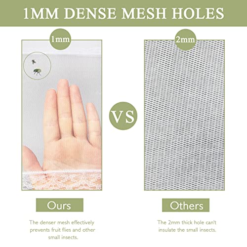 Food Tent Covers For Outside, 6Pack Outdoor Serving Dish Covers With Carry Bag (17X17* 2, 14X14* 2, 12X12* 2), Reusable And Collapsible Pop Up Mesh Food Nets For Parties, Picnics, Bbqs, Home Use #TOP3