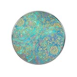 Stained Glass Mandalas Magnetic Refrigerator Magnet Round Strong Fridge Sticker for Home Office Kitc