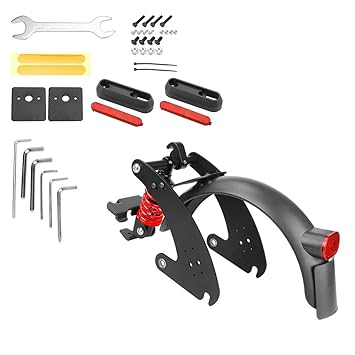 Adium Rear Shock Absorber for Scooter Rear Spring Shock Absorber Replacement Accessories Compatible with Electric Scooters G30 Max