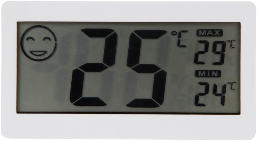 Gellvann Digital Hygrometer with Temperature Mini Digital Thermometer Hygrometer Temperature Humidity Meter with 3.3 inch LCD for Household Office Gym Kitchen
