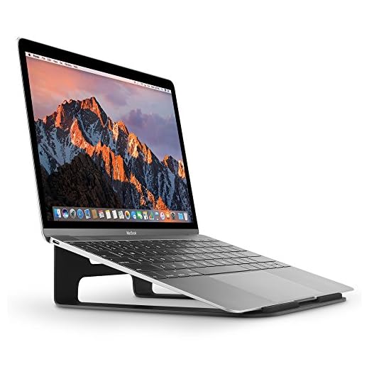 Twelve South ParcSlope for MacBook and iPad Pro |Support d'ordinateur Portable Hybride et Coin Bureau pour Tablette (Noir)