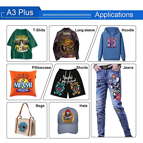 Plk L805 A3 Dtf Transfer Printer With Roll Feeder, Direct To Film Print-Preheating T-Shirt Printing Machine For Fabrics And Hoodies (Dtf Printer + Oven) #TOP5