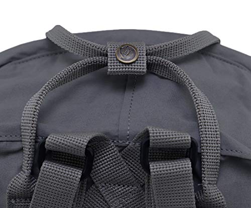 Image of Fjallraven Kanken Mini Unisex Backpacks Size OS, Color: Graphite /Onyx Black