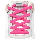 chaussures femme rose rouge DURABLE ET FIABLE : Nos lacets sans nœud sont fabriqués en 100% spandex élastique pour une meilleure durabilité. Vous pouvez profiter de la commodité de mettre vos chaussures rapidement sans vous soucier de la qualité.