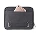 Q-smile Electronic Organizer Travel Gadget Bag Electronics Accessories Storage Bag for Cables, iPad, Smartphone and More (Grey, One Layer)