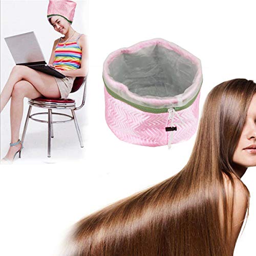 FAMKIT Electric Hair Steamer Cap Hair Nourishing Styling Thermal Treatment Hat 3 Temperature Adjustable