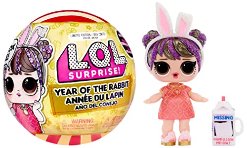 L.O.L. Surprise! Year of The Rabbit Doll Good Luck Sweetie- with Collectible Doll, 7 Surprises, Limited Edition Doll, Accessories, Pet, Lunar New Year Theme- Great Gift for Girls Age 4+