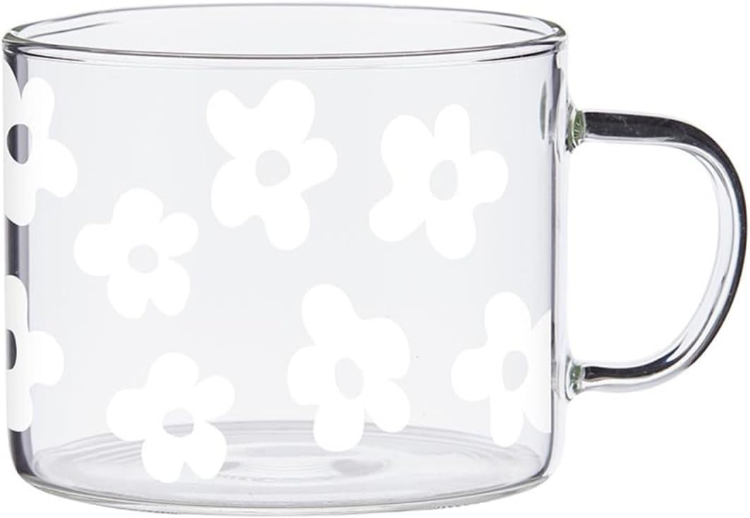 Santa Barbara Design Studio Large Mug Sippin' Pretty Glass Coffee Cup, 16-Ounce, Good Day