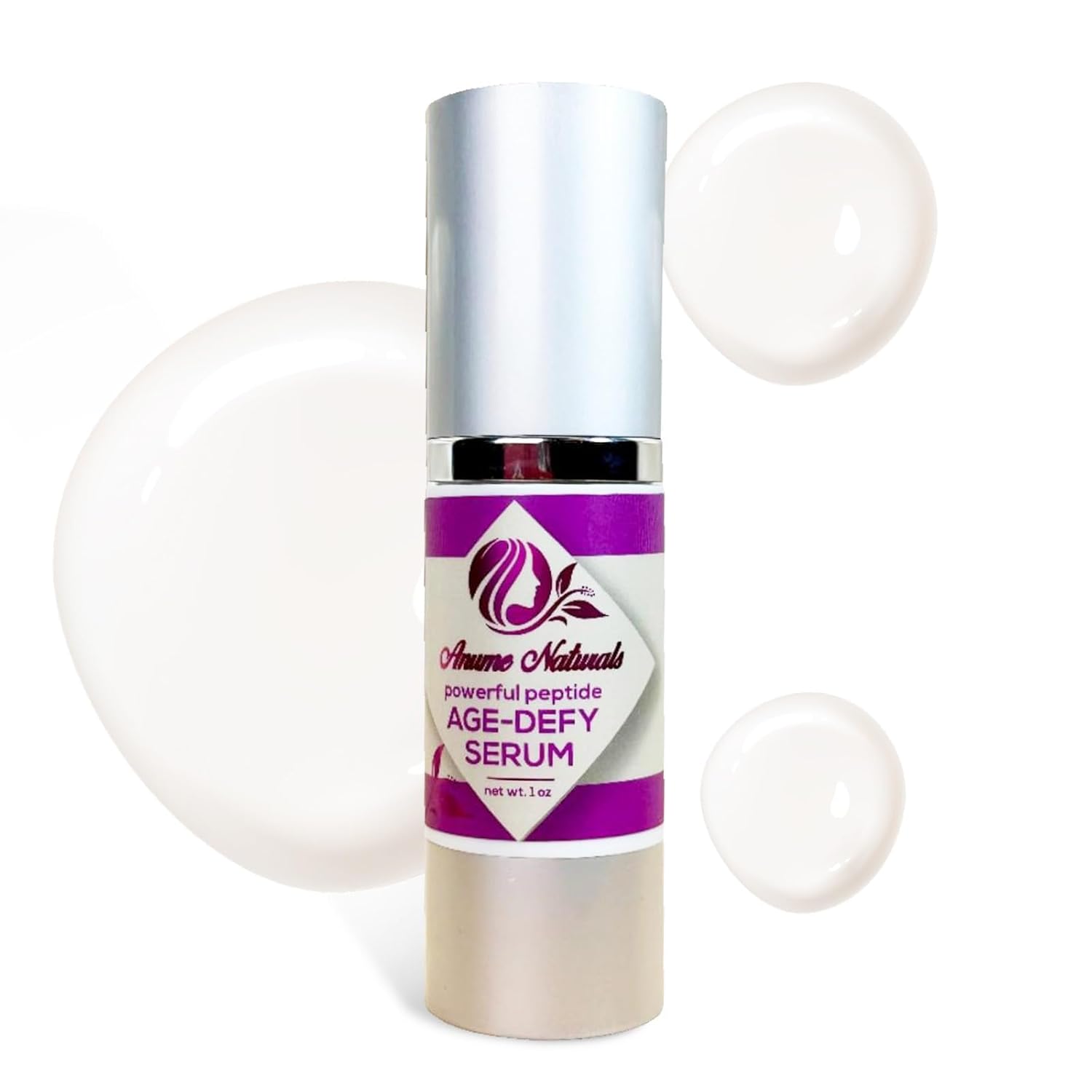 Powerful Peptide Age Defy Serum – Anti-Aging & Hydrating Face Serum with Hyaluronic Acid, Peptides, Shea Butter & Vitamin C – Paraben-Free, Vegan & Cruelty-Free