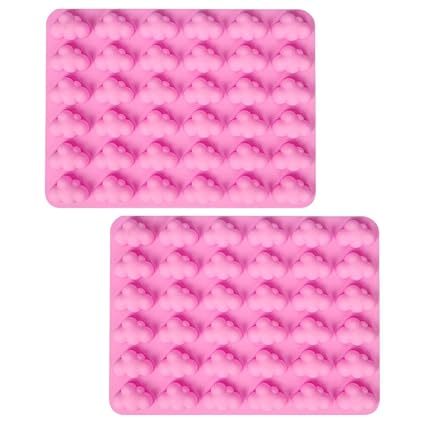 ABOOFAN 2Pcs Gummy Cloud Mold Candy Molds Silicone Fondant Moulds Chocolate Molds for Cake Decoration Cupcake Topper