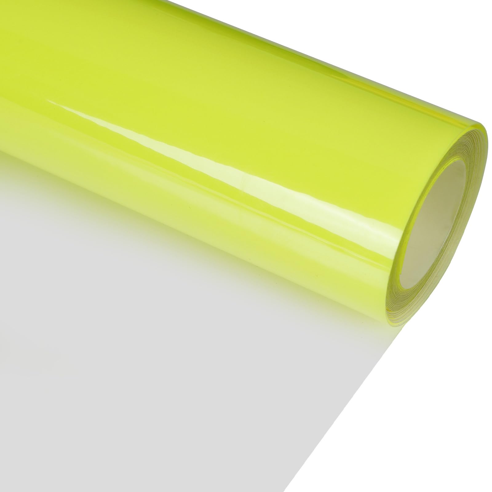 RENLITONG 3D Puff HTV Matte Heat Transfer Vinyl Roll 12" x 7ft Iron on for Heat Press T Shirt for All Cutter Machine Heat Vinyl Design (7ft, 3D Puff Neon Yellow)