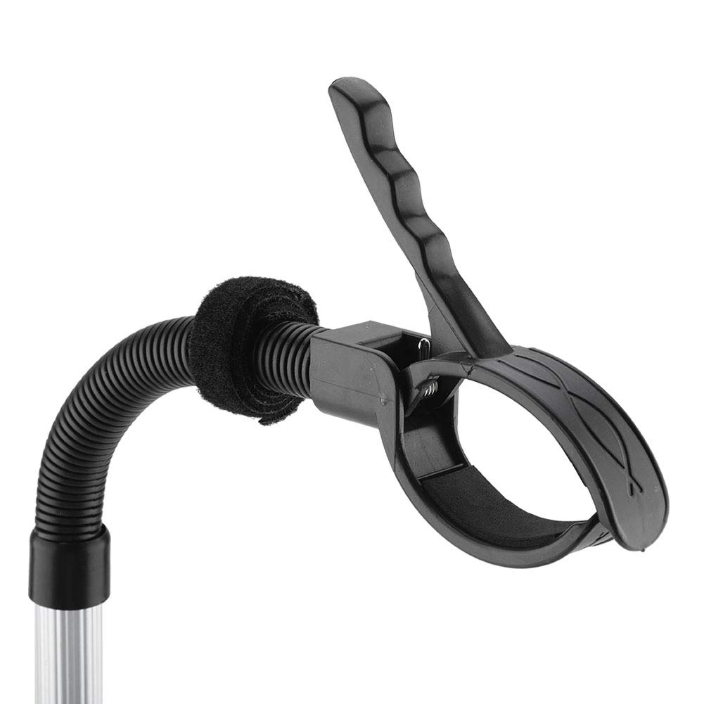 lyrlody Porta Asciugacapelli da Terra, Porta Asciugacapelli da Terra in ABS e Porta Asciugacapelli in Acciaio Inox per Asciugare a Mani Libere