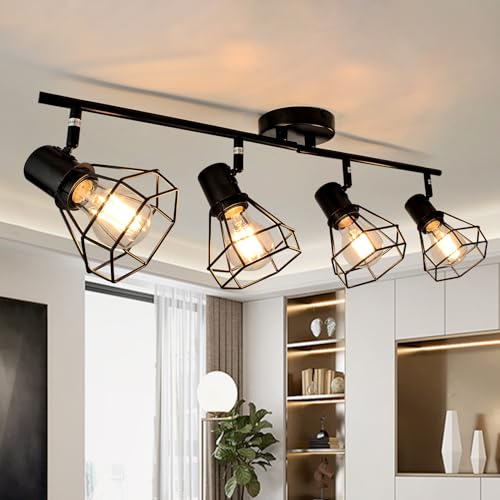 HiBay 4-Light Track Lighting – Farmhouse Industrial