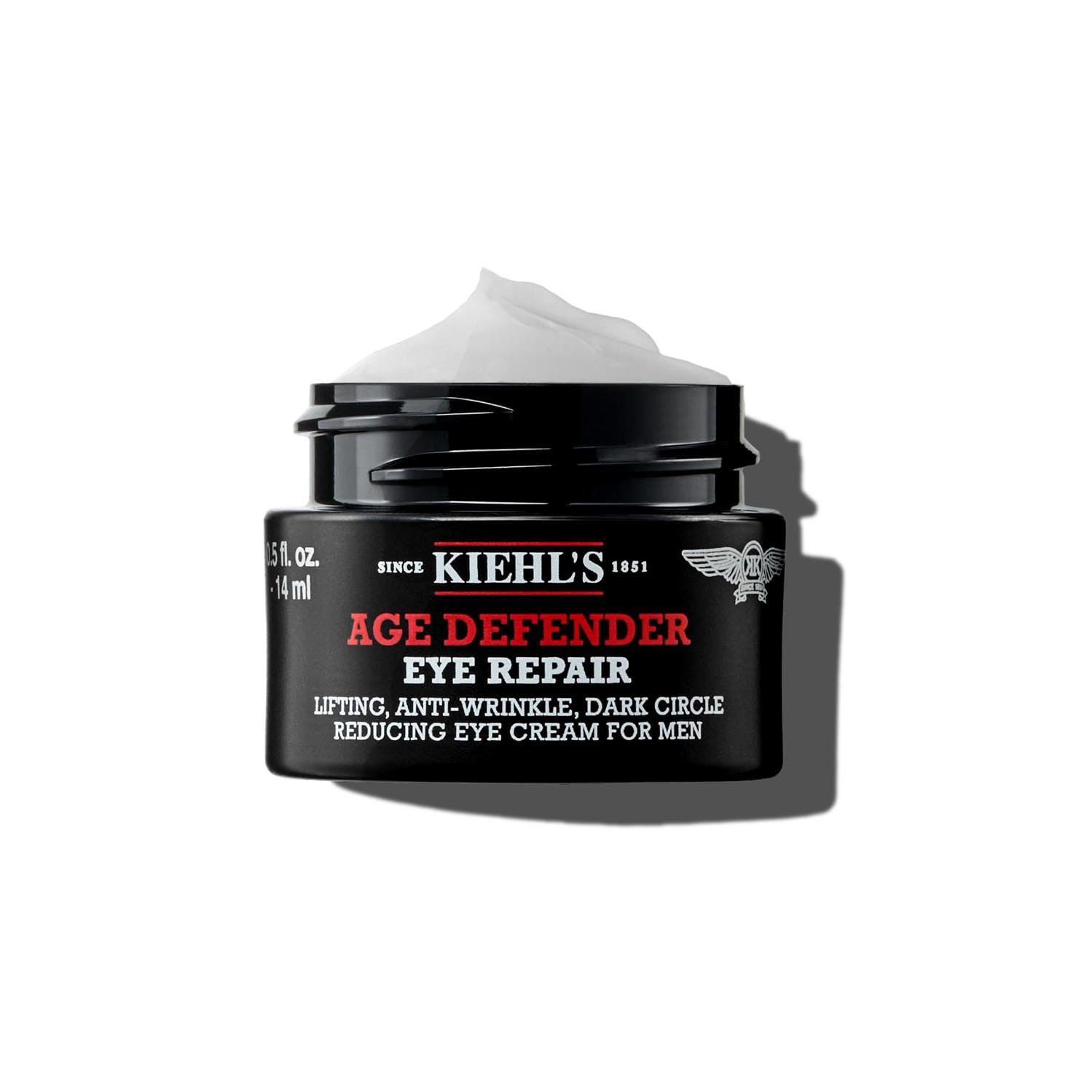 KIEHL'S Age Defender Eye Repair, 14 ml, revitalisierende Anti-Aging-Augencreme für Männer, All-in-One-Augenpflege bei müden Augen, Krähenfüßen und Augenringen, Mit Lifting-Effekt