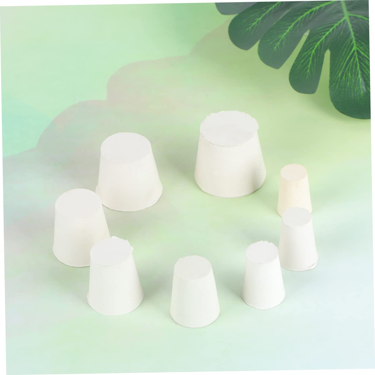 Cabilock Safe Secure Solid Rubber Tube Plugs 16pcs Airtight Sealing for Fermenter Lab