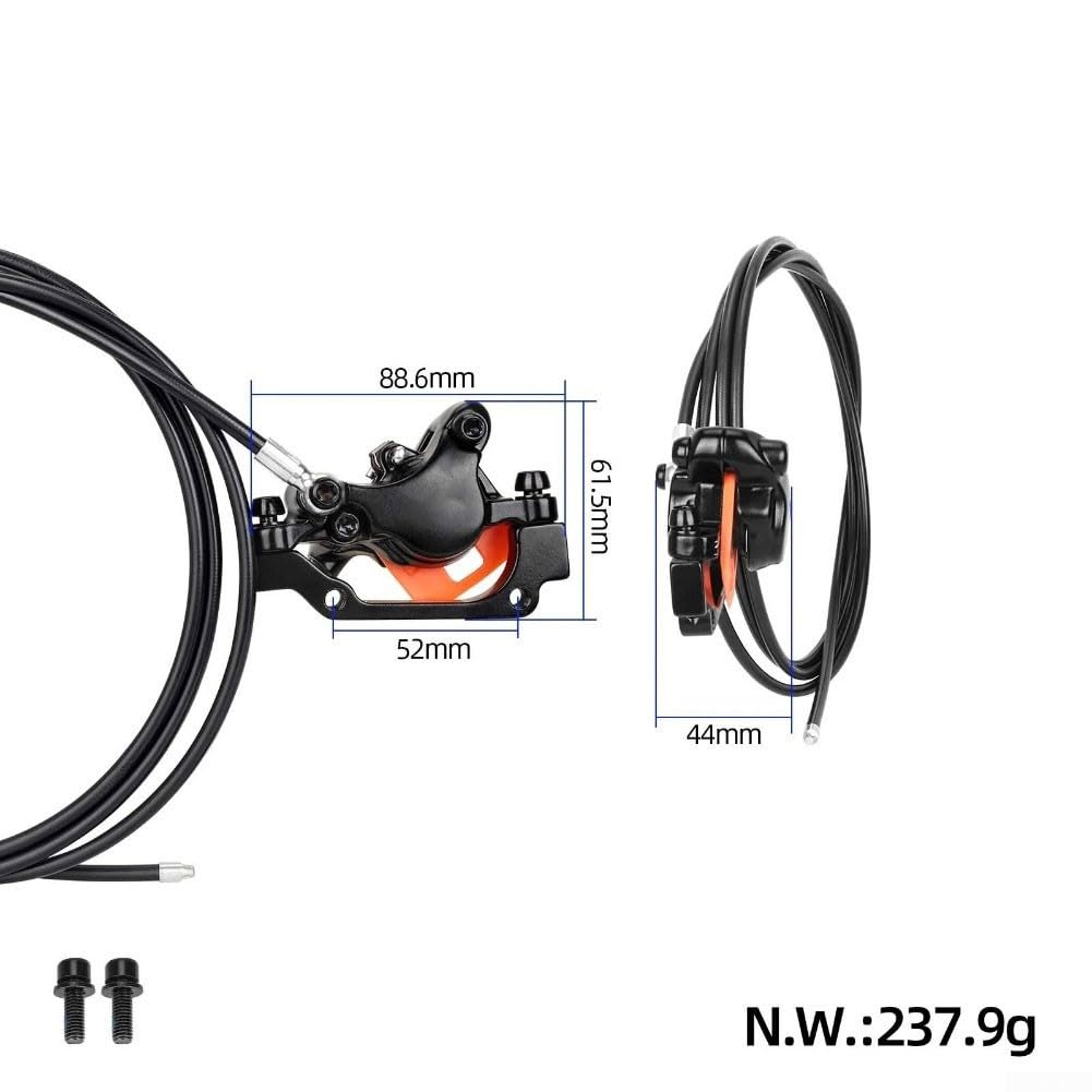 Hydraulische Scheibenbremsenmontage für NUTT Elektrofahrräder mit integriertem Bremssensor Zuverlässiges Bremsen bei verschiedenen Fahrbedingungen