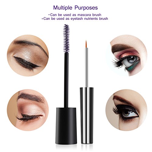 Frcolor – 3 frascos vazios para cílios com tubo de rímel de 7,5 ml com 1 recipiente de 7 ml para fra