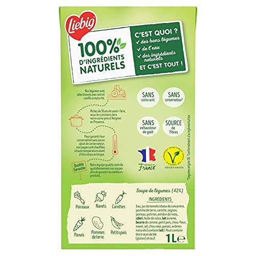 LIEBIG - Pour'Soup Velouté De 12 Légumes 1L - Lot De 4