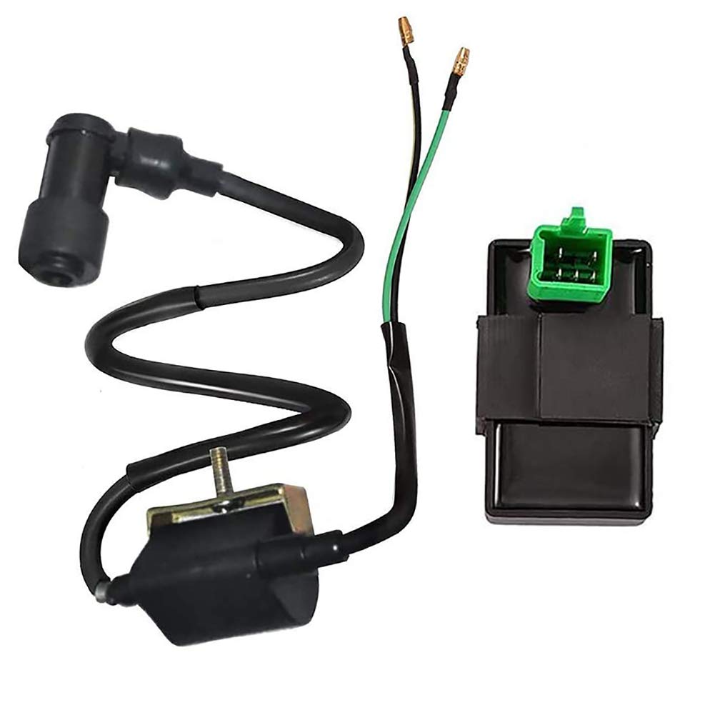 Amhousejoy Ignition Coil + CDI Set for KAZUMA MEERKAT 50 50CC FALCON 90 110 90CC 110CC ATV