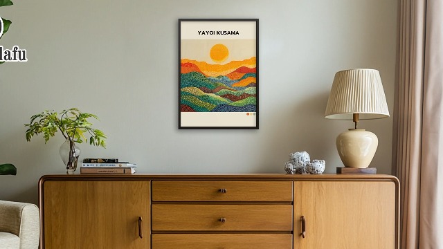 Amazon.com: Vintage Yayoi Kusama Grasslands Posters Japanese Wall