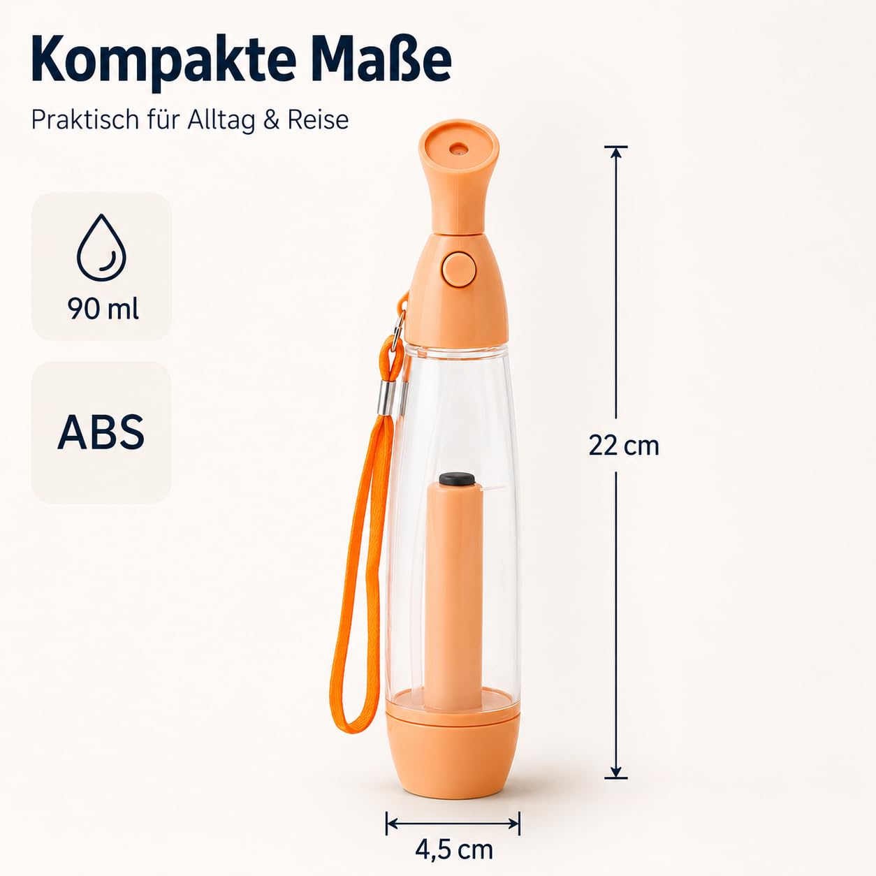 Set mit 3 manuellen Wasserzerstäubern – nachfüllbares Wasserspray – tragbar, Kunststoff, Wasserspray, ideal für Gesichtspflege und Bodys, Pumpdruck-Wasser-Zerstäuber Zur Abkühlung, 90ml (A-3PCS)