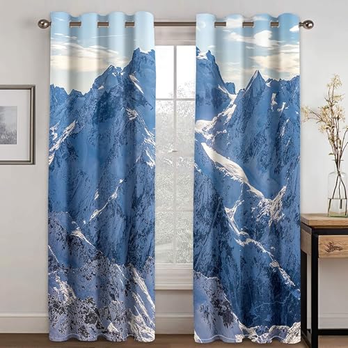 Cortinas de cocina fáciles de lavar de 2 paneles para renovar ventanas oscuras 3