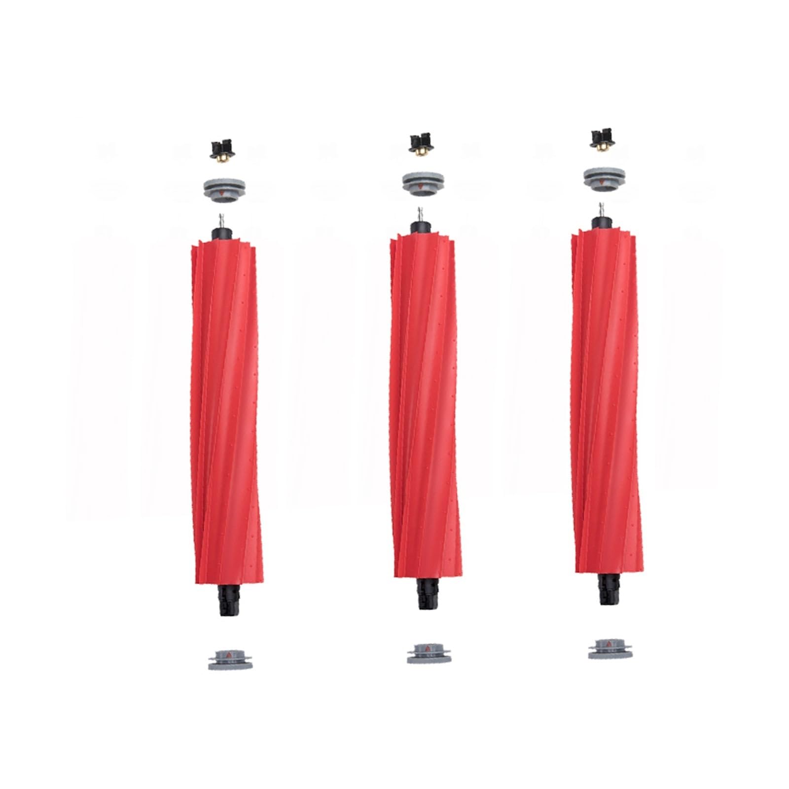 ZJMBGDSF Brushes Roller，Compatible For Roborock，S7 T7 S70 S75 Robot Accessories Replacement Detachable Brushes Roller Vacuum Cleaner Parts(3pcs)