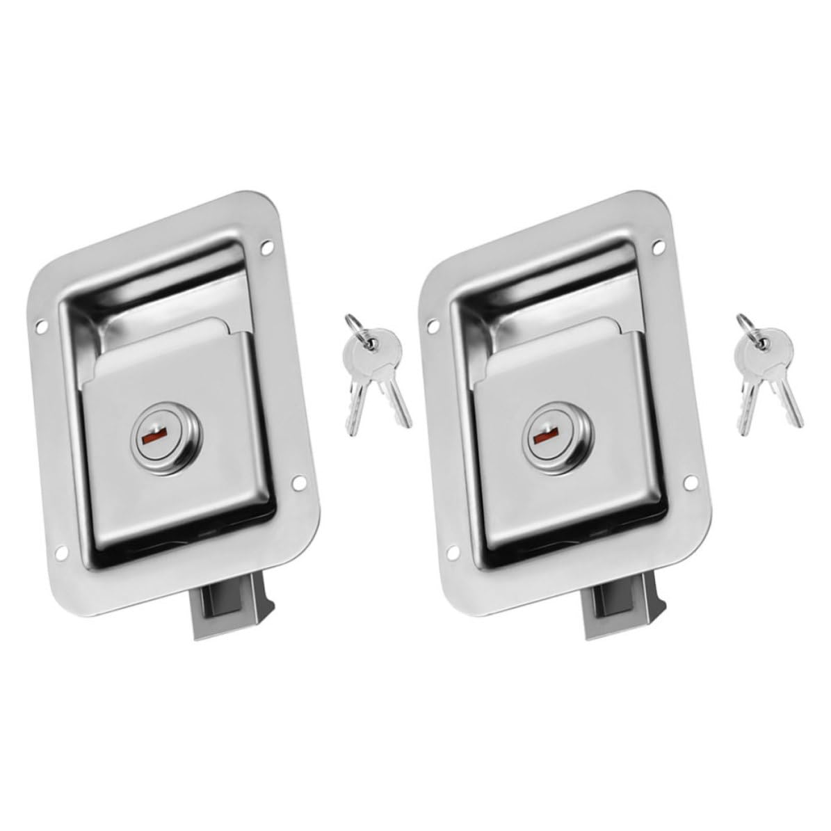 Loquet porte à palette avec serrure sécurisée anti-corrosion pour boîte à outils marine