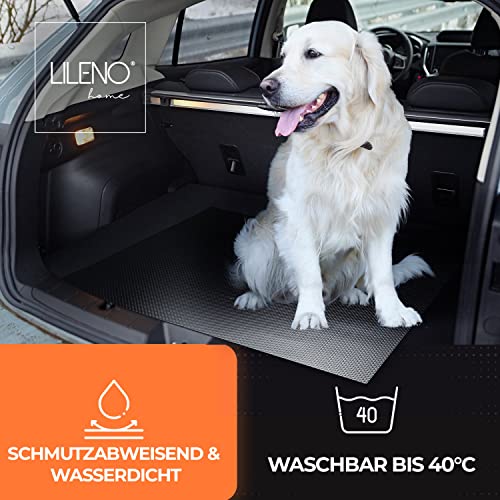 LILENO HOME Universal Anti Rutsch Schmutzmatte [100x120cm] Zuschneidbar und Wasserdicht - Antirutschmatte Auto - Kofferraummatte - Antirutschmatte Schubladen - Kofferraum Schutzmatte