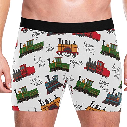 ZZXXB Rose Flowers Dog Mens Boxer Briefs Breathable Underwear Fly Front With Pouch S - XXL2