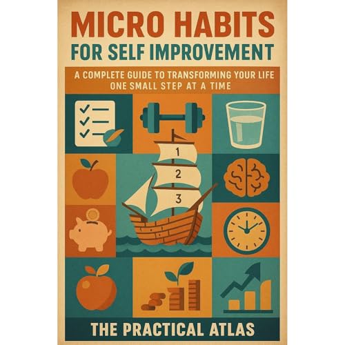 Micro Habits for Self Improvement Audiolibro Por The Practical Atlas arte de portada