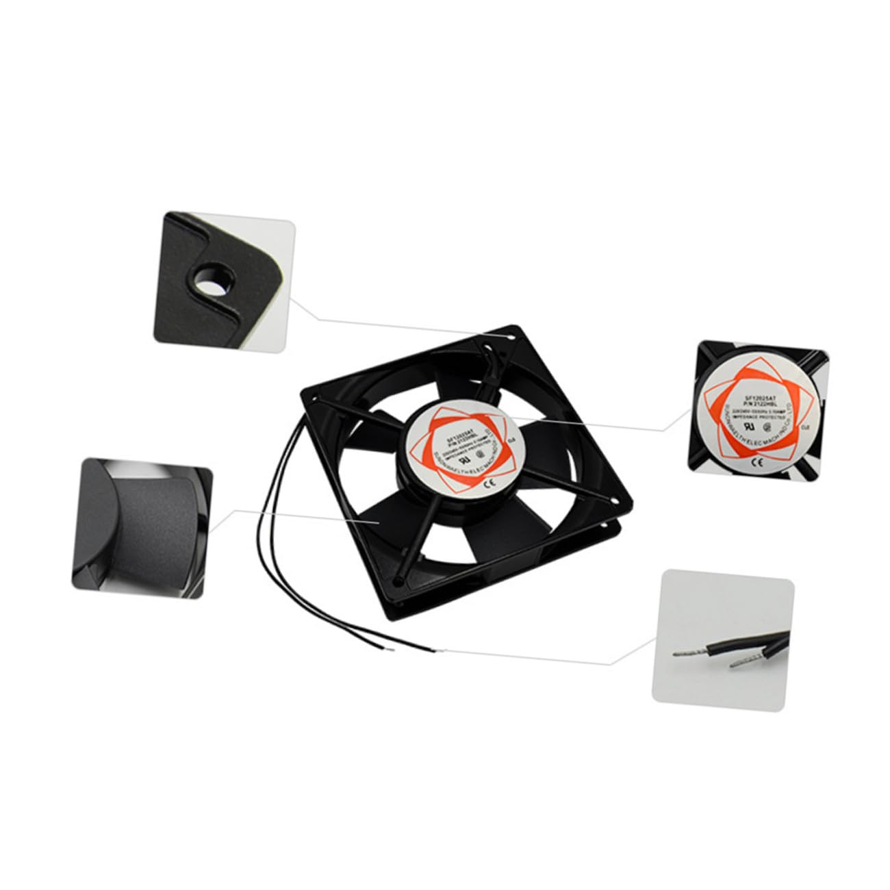 ULTECHNOVO 2pezzi Incubatore Automatico Per Pulcini Ventola Di Scarico Ad Alta Temperatura Accessori Per Hatching Silenziosa e Efficiente Materiale Facile Utilizzo Compatibile Con Incubatrici