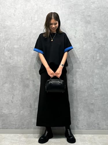 Mila Owen - 新品タグ付　2サイズダブルフェイス配色ニットプルオーバー　Mila Owen Mila Owen（ミラオーウェン）の「2サイズダブルフェイス配色