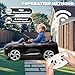 Acnico 12V Licensed Audi SQ8 Kids Ride on Car - Ride on Toys with Remote Control,Dual Drive, Soft Start, 3 Speed, Music, LED Light, Battery Powered Electric Car for Toddlers Boys Girls Aged 3+, Black