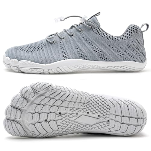Image of WateLves Water Shoes Men Women Beach Barefoot Aqua Socks Breathable Wide Swim Outdoor Walking Anti Slip Pool Shoes for Hiking Kayaking Diving Surfing