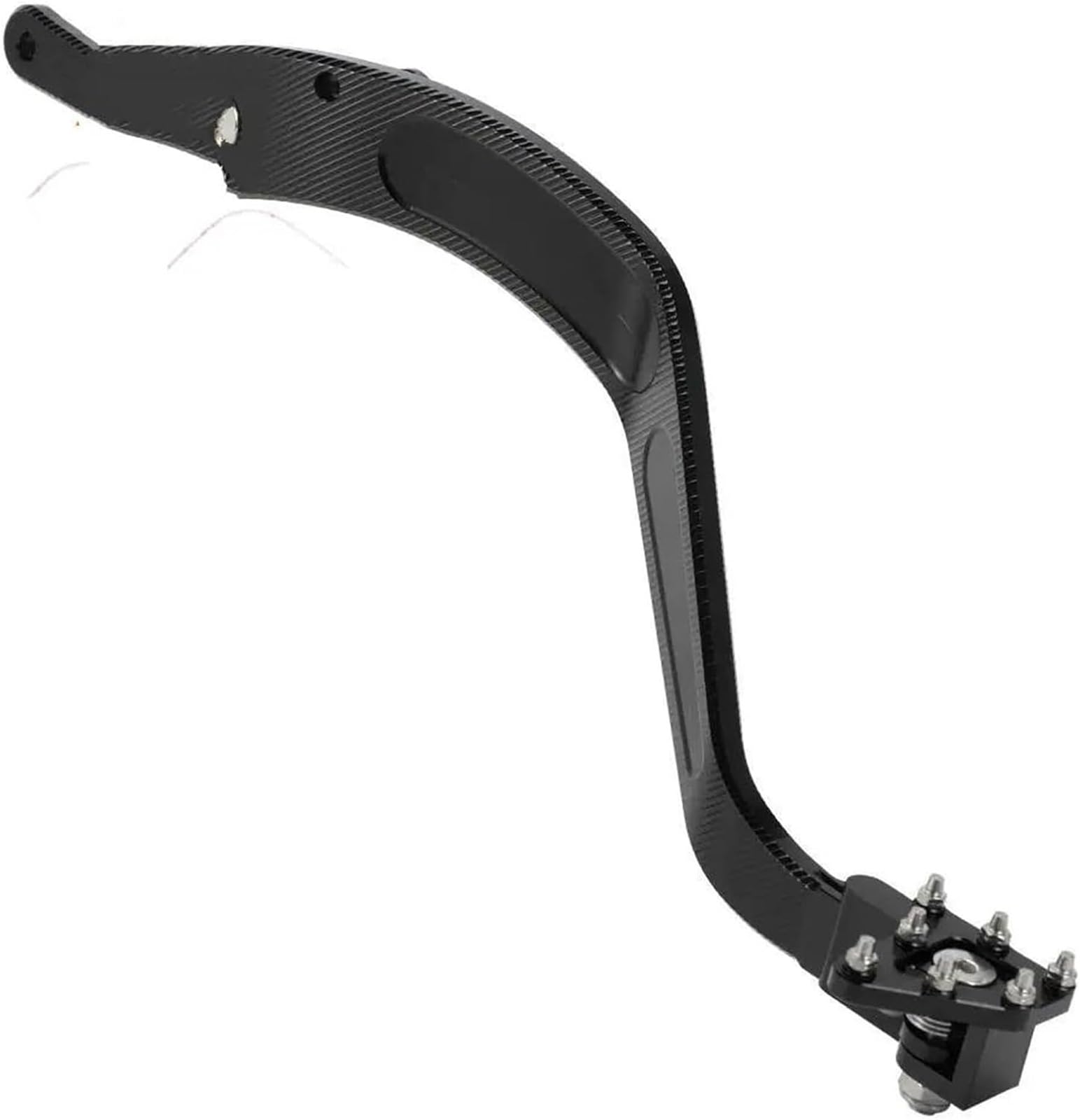 manetas de Freno de Motocicleta Ajustables Embrague de Motocicleta para Pedal Freno Hawk250, Accesorios CNC(Negro)
