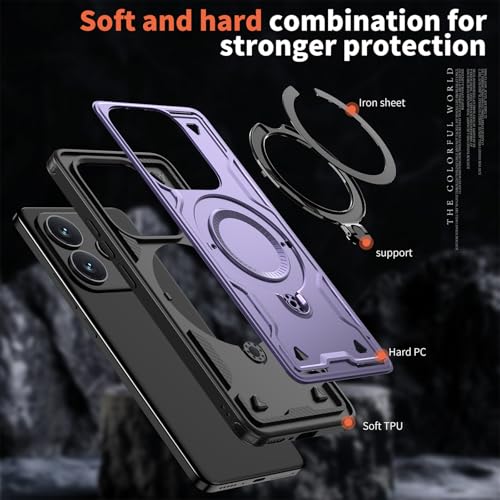 Coque Xiaomi Redmi Note 14 5G MagSafe et support TPU PC antichoc - 4