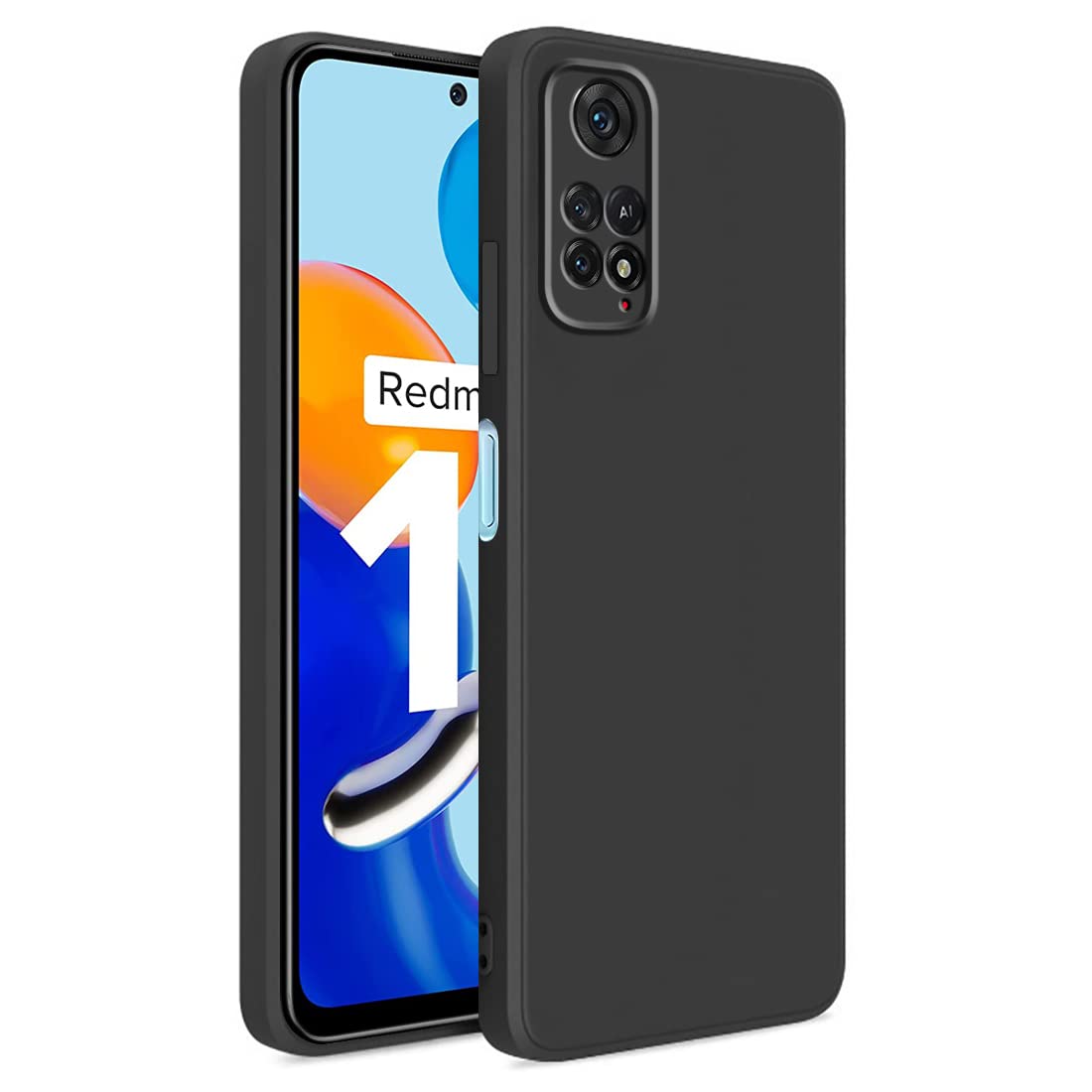 Amazon Brand- Solimo Basic Case for Redmi Note 11 Pro 4G - Black (B09X18XF7Y) Amazon Price History, Amazon Price Tracker