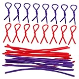 LIFKOME 58 Stück Teiliges Dauerwellen Stahlwolle für Sichere Vielseitige Lockenwickler in Klein...