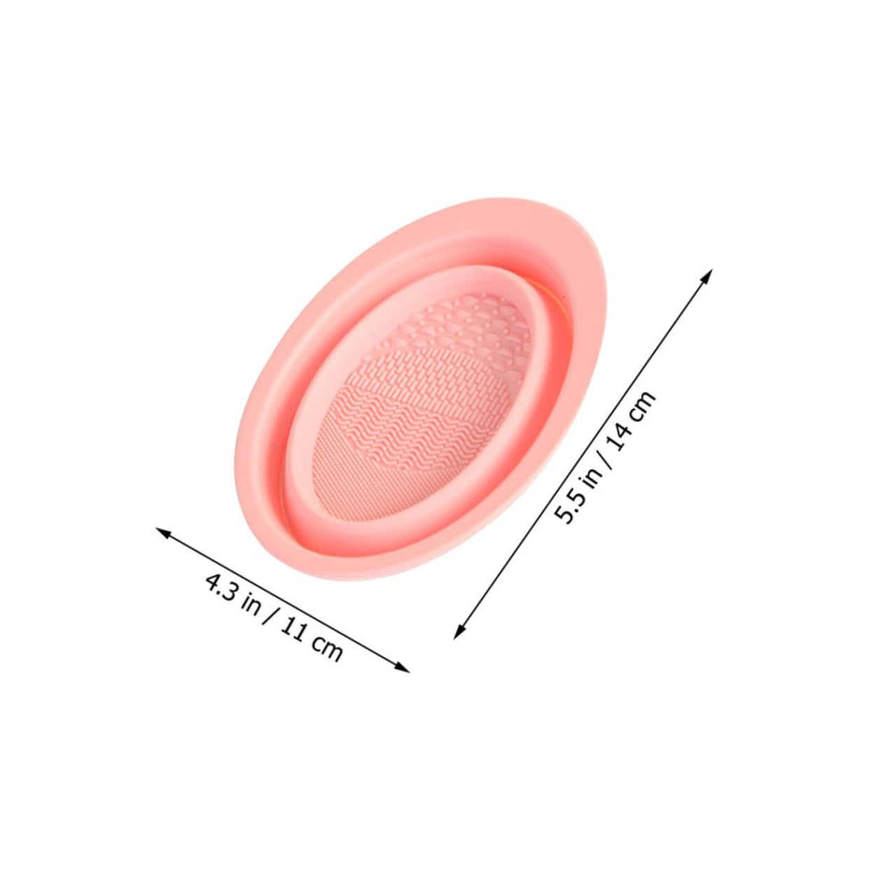 Gogogmee 2Pcs Makeup Brush Scrubber Foldable Cleansing Pad for Easy and Cleaning of Cosmetics Brushes Durable and Design