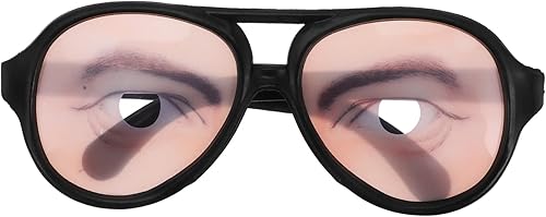 Truco de Halloween - Gafas de ojos divertidos, disfraz divertido, ojos de broma, disfraz de broma de cristal, regalos de fiesta, juguetes para