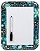 LockerLookz Locker Dry Erase Board - Aqua Flowers- 1 piece