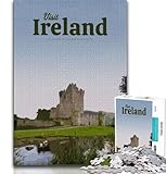 Rompecabezas de 1000 Piezas Visita Irlanda para Adolescentes, Juegos educativos, decoración del hogar, Regalo para Toda la Familia, 38x26cm