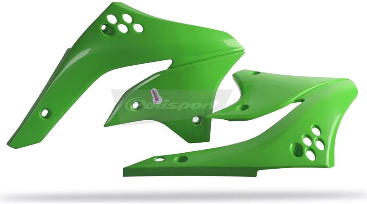 Polisport Radiator Shroud Set (GREEN) For 06-08 KAWASAKI KX450F