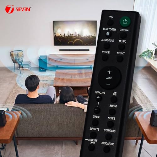 Image of 7SEVEN RMT-AH500U Compatible with Sony Sound Bar Remote Control and Suitable for HT-S350 HT-SD35 SA-WS350 SA-S350 SA-WSD35 SA-SD35 HTS350 HTSD35 SAWS350 SAS350 SAWSD35 SASD35 Model's Only