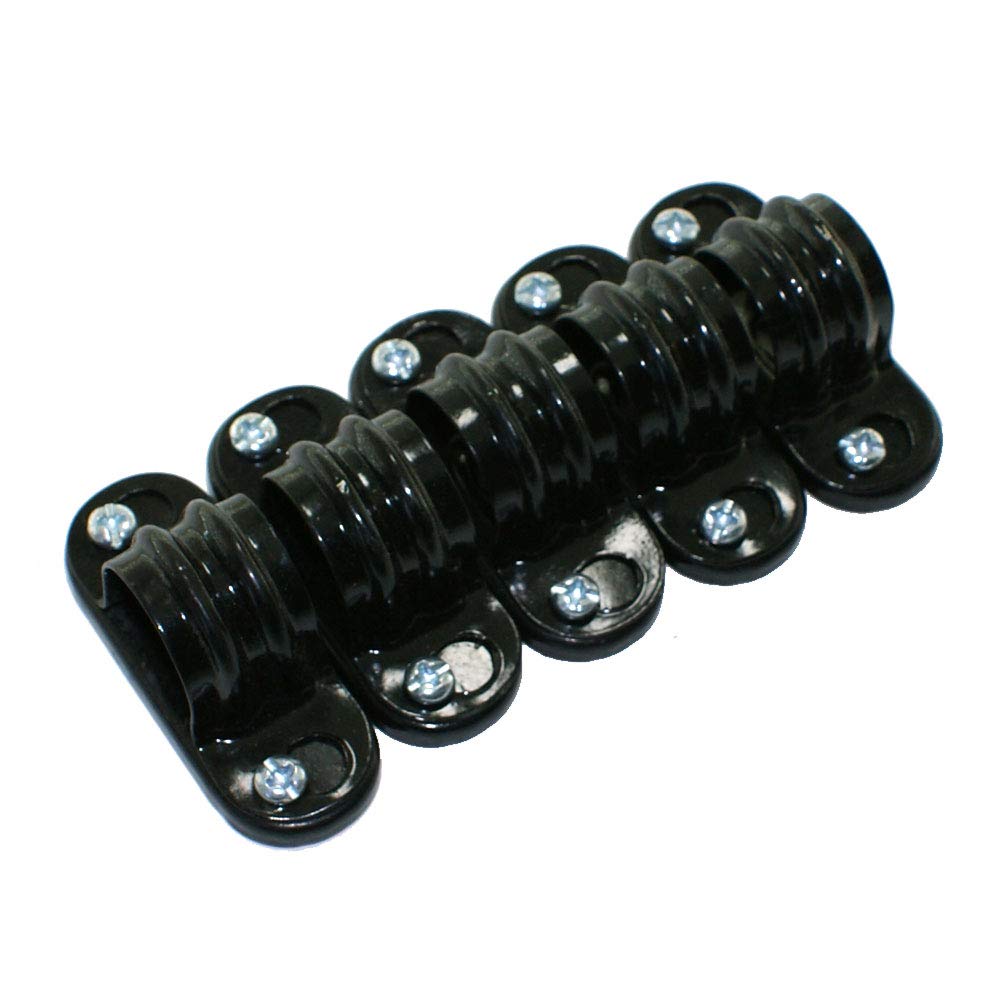 20mm Black Spacer Bar Saddle (5 PER Pack) | Conduit Boxes and Accessories | Multi Option Listing