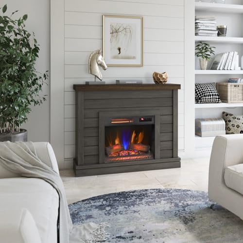 Duraflame Shiplap Wall Mantel